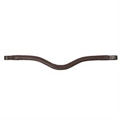 Browband Flat Leather V-Shaped New English Collection Dy'on Brown