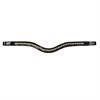 Browband Gold Swarovski V-Shave New English Collection Dy'on Black