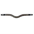 Browband Gold Swarovski V-Shave New English Collection Dy'on Black