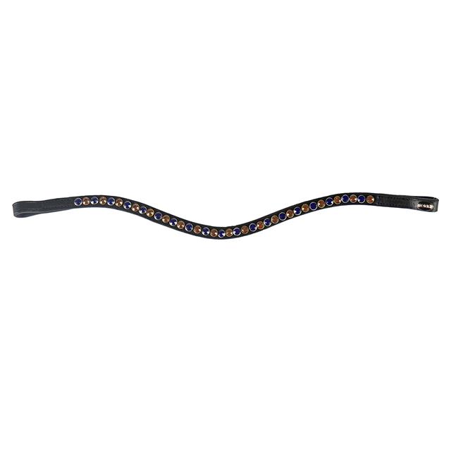 Browband Horka Colori Black Black-beige