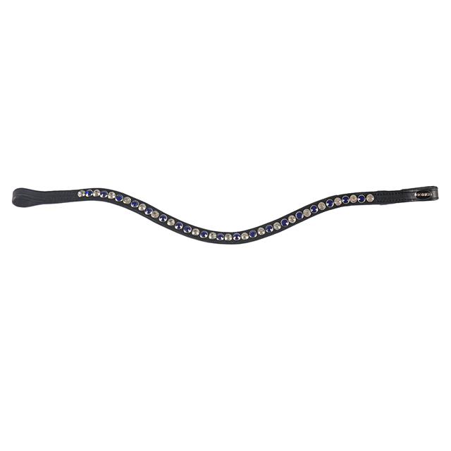 Browband Horka Colori Black Black-Light Blue