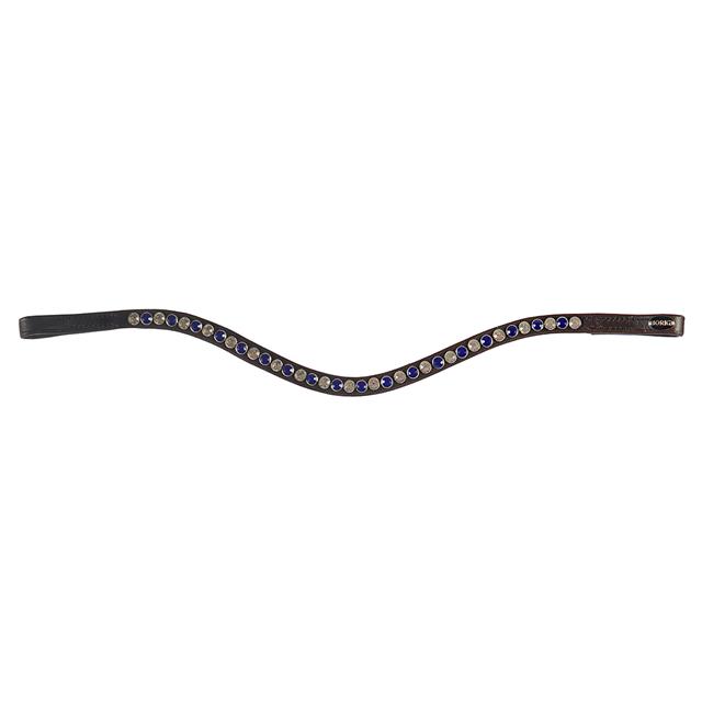 Browband Horka Colori Brown Brown-White