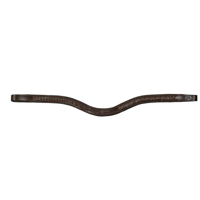 Browband Laced V-Shaped New English Collection Dy'on Brown