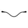 Browband Leather Epplejeck EJSALERNO Black-Silver