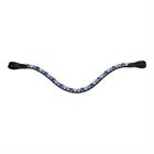 Browband Leather Epplejeck EJSALERNO Blue-Light Blue
