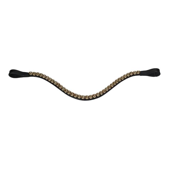 Browband Leather Epplejeck EJSALERNO Gold