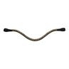 Browband Leather Epplejeck EJSALERNO Gold