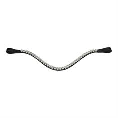 Browband Leather Epplejeck EJSALERNO Silver