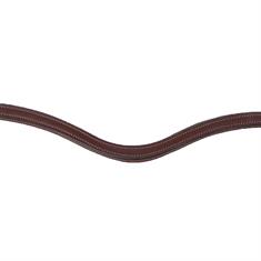 Browband Montar Classic Curved Dark Brown