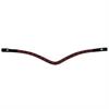 Browband Montar Dlux Black-Dark Red