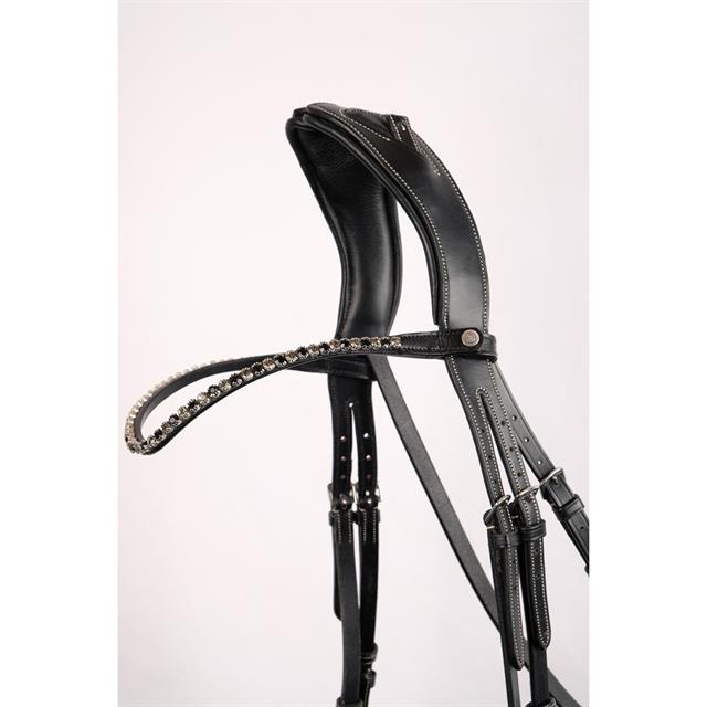 Browband Montar Fair Black-Black