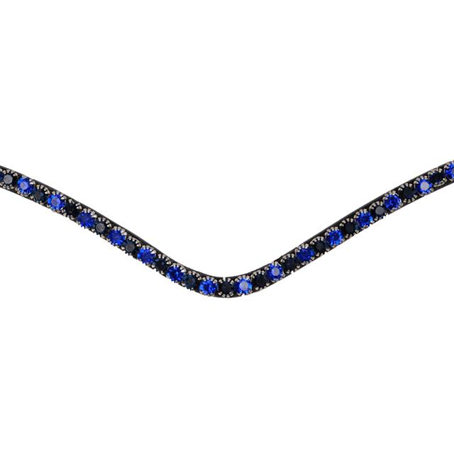 Browband Montar Fair Black-Blue