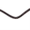 Browband Montar Fair Black-Dark Red