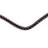 Browband Montar Fair Black-Dark Red