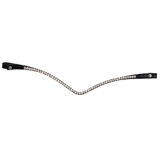 Browband Montar Fair Black-Grey
