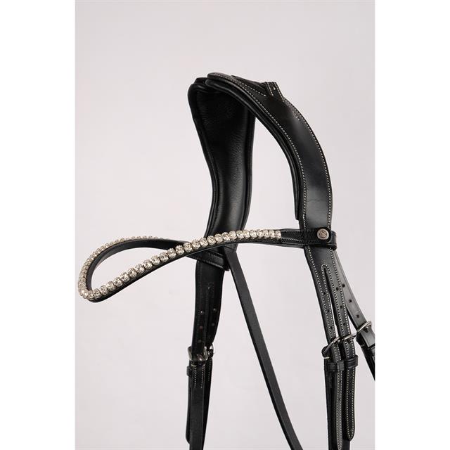 Browband Montar Fair Black-Grey