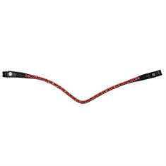 Browband Montar Fair Black-Red