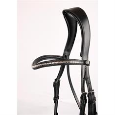 Browband Montar Silver Clinchers Black-Silver