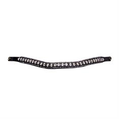 Browband PresTeq FaySport Glitter Black