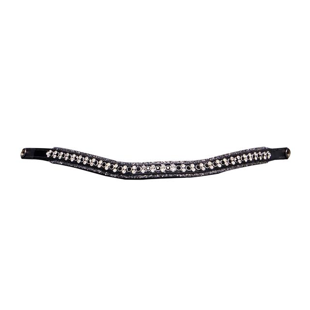 Browband PresTeq FaySport Glitter Black