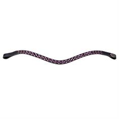 Browband QHP Menton Black-Purple