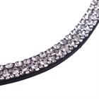 Browband QHP Verbena Black-Silver