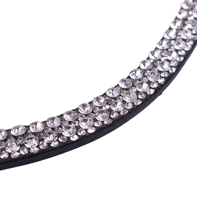 Browband QHP Verbena Black-Silver