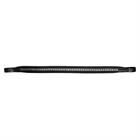 Browband Silver Clincher Recht New English Collection Dy'on Black