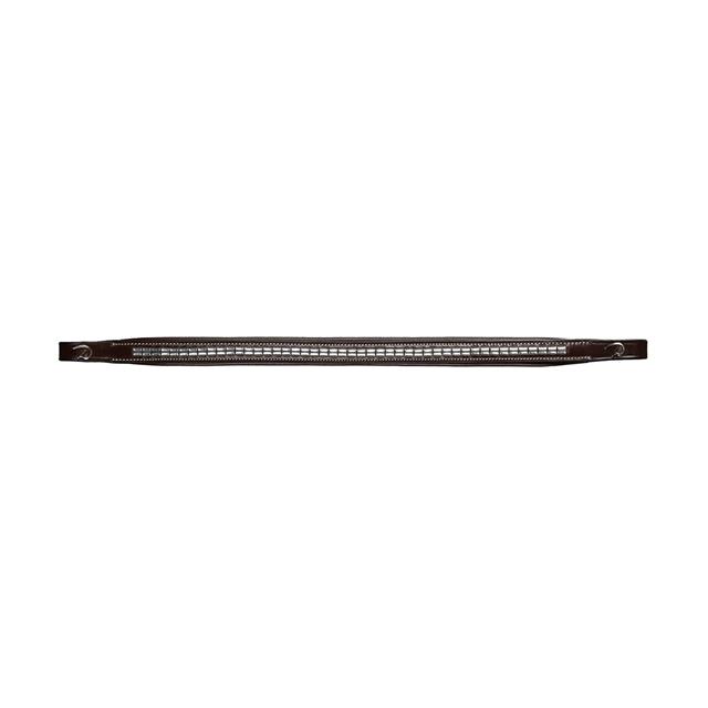 Browband Silver Clincher US Hunter Dy'on Brown