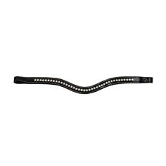Browband V-Form mit Swarovskisteinen D Collection Dy'on Black