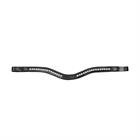 Browband White Swarovski V-Shaped New English Collection Dy'on Black