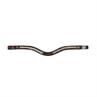 Browband White Swarovski V-Shaped New English Collection Dy'on Brown