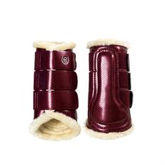 Brushing Boots Equestrian Stockholm Bordeaux Dark Red
