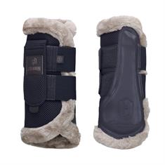 Brushing Boots Eskadron Heritage Mesh Faux Fur Dark Blue