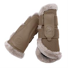 Brushing Boots Eskadron Platinum Mesh Faux Fur Light Brown