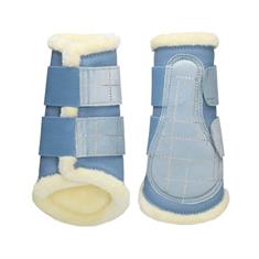 Brushing Boots Horsegear HGVelvet Dot Light Blue