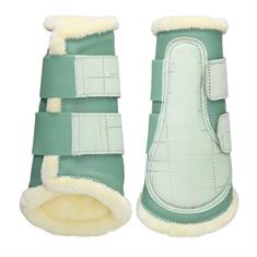Brushing Boots Horsegear HGVelvet Dot Light Green