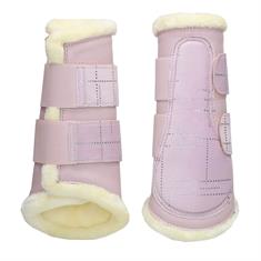 Brushing Boots Horsegear HGVelvet Dot Pink