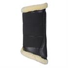 Brushing Boots LeMieux Fleece Black-Beige