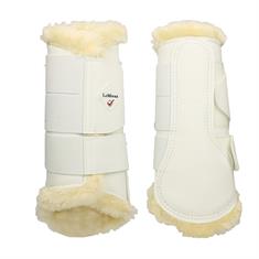 Brushing Boots LeMieux Fleece White