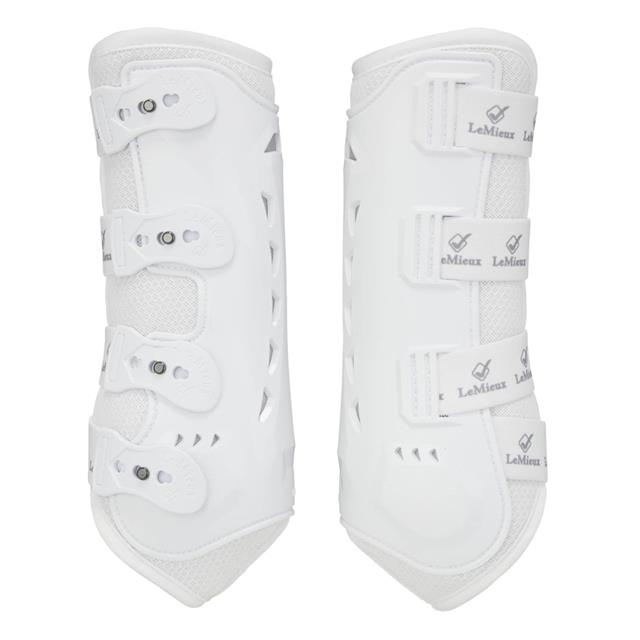 Brushing Boots LeMieux Ultramesh Snug Boots Front White