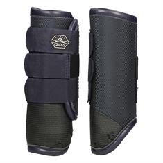 Brushing Boots QHP Eventing Front Dark Blue