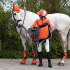 Brushing Boots QHP Eventing Front Orange