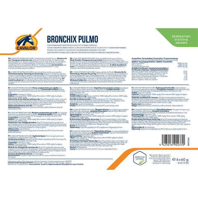 CAVALOR BRONCHIX PULMO 6-PACK Multicolour