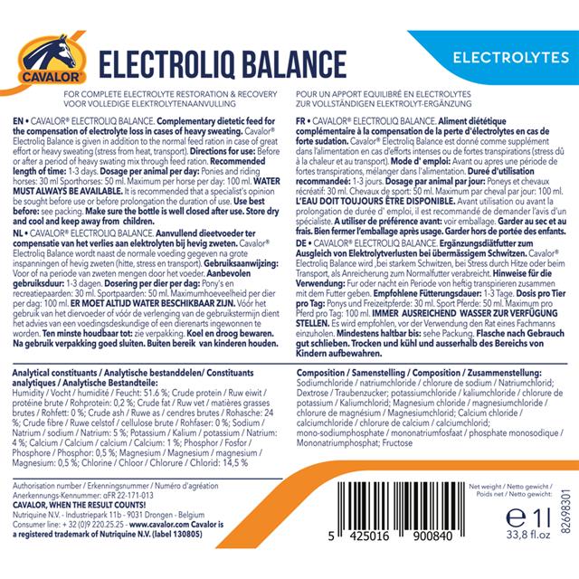 Cavalor Electroliq Balance Other