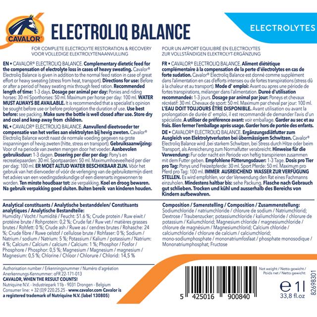 CAVALOR ELECTROLIQ BALANCE Other