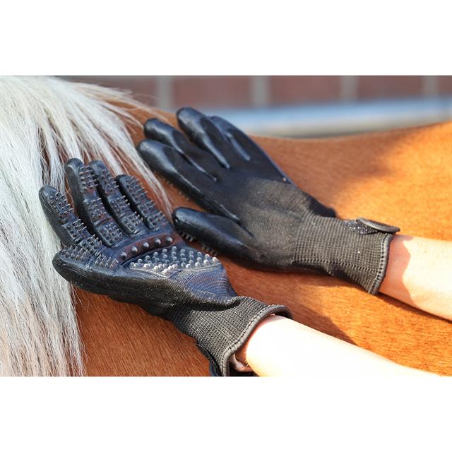 Cleaning Glove Horsegear Scrub Black