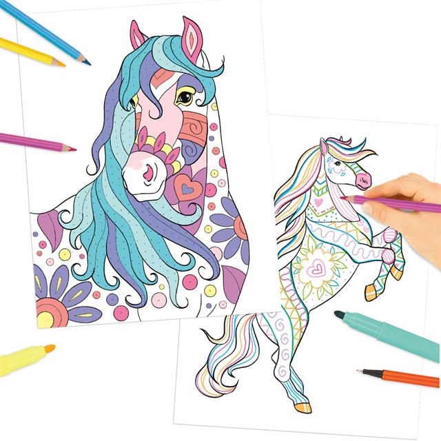 Coloring book Miss Melody Colour & Design Book Multicolour