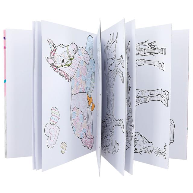 Coloring book Miss Melody Colour & Design Book Multicolour