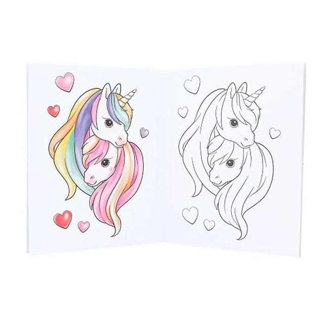 Colour and Sticker Book Ylvi & The Minimoomis Create Your Unicorn 